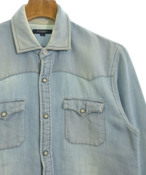 BURBERRY（バーバリー）カジュアルシャツ 青 サイズ:S メンズ/2200620272292