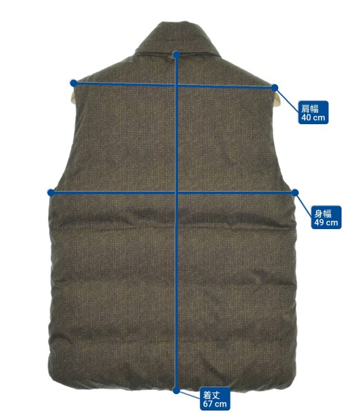 BURBERRY（バーバリー）ダウンジャケット/ダウンベスト 茶 サイズ:40(M位) メンズ/2200620272346