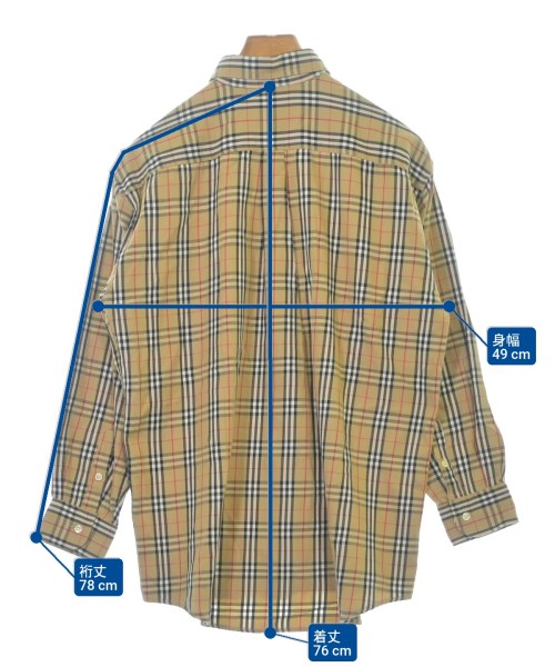 BURBERRY（バーバリー）カジュアルシャツ ベージュ サイズ:-(M位) メンズ/2200602135140