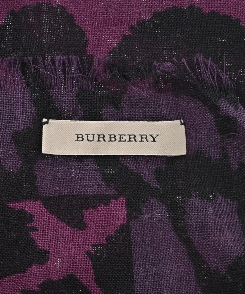 BURBERRY（バーバリー）ストール 紫 サイズ:- レディース/2200670220069