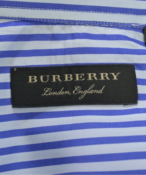 BURBERRY（バーバリー）ドレスシャツ 青 サイズ:39(M位) メンズ/2200675499019