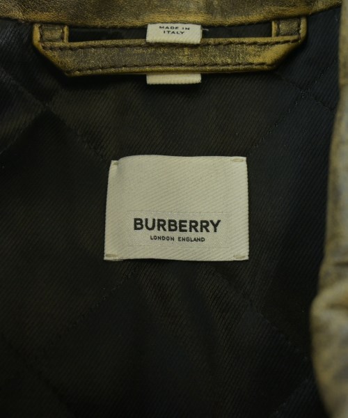 BURBERRY（バーバリー）ライダース 茶 サイズ:50(XL位) メンズ/2200672615191