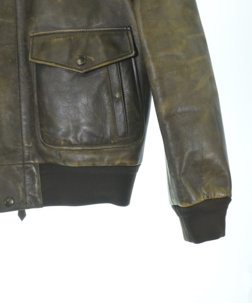 BURBERRY（バーバリー）ライダース 茶 サイズ:50(XL位) メンズ/2200672615191
