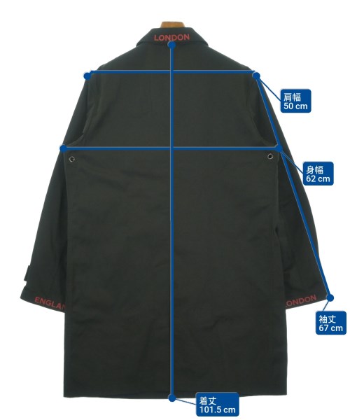 BURBERRY（バーバリー）ステンカラーコート 黒 サイズ:54(XXL位) メンズ/2200676183016