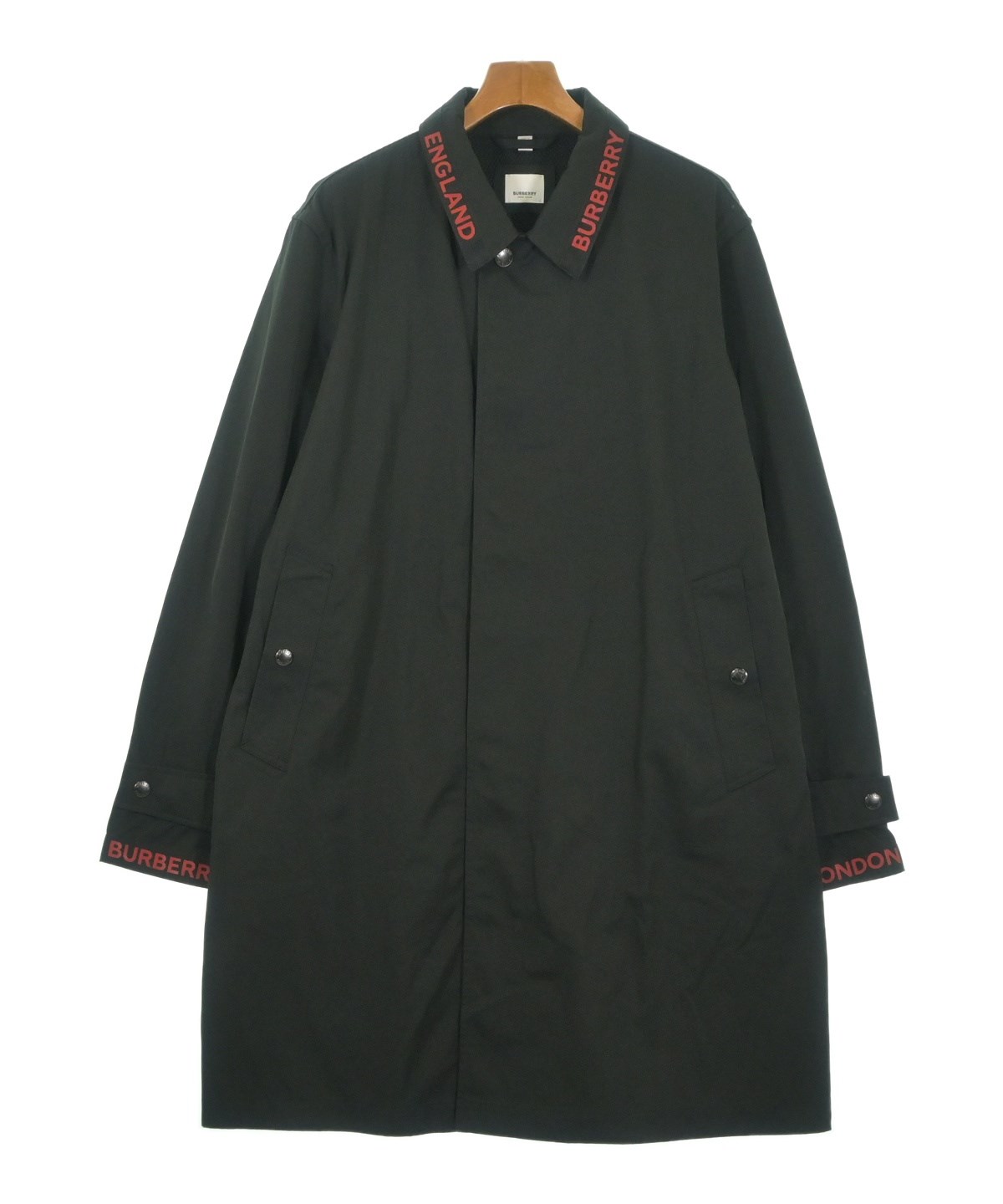 BURBERRY（バーバリー）ステンカラーコート 黒 サイズ:54(XXL位