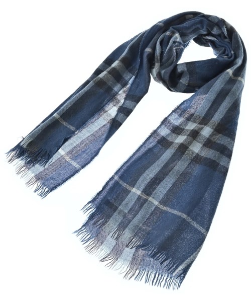 BURBERRY(バーバリー)ストール 青 サイズ:-/2200676855364