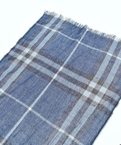 BURBERRY（バーバリー）ストール 青 サイズ:- メンズ/2200676855364