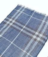 BURBERRY（バーバリー）ストール 青 サイズ:- メンズ/2200676855364