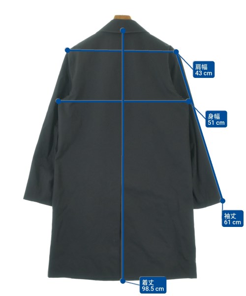 BURBERRY（バーバリー）ステンカラーコート 紺 サイズ:46(M位) メンズ/2200676924015