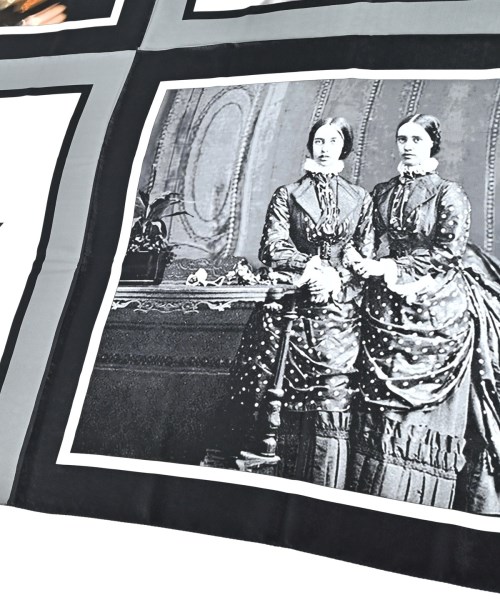 BURBERRY（バーバリー）バンダナ・スカーフ グレー サイズ:- レディース/2200676924084