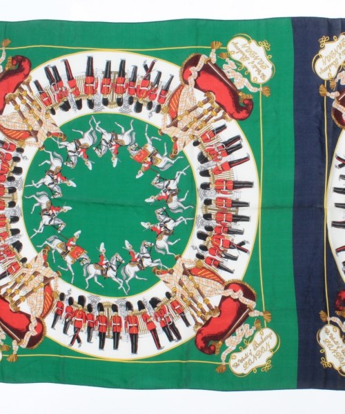 BURBERRY（バーバリー）バンダナ・スカーフ 緑 サイズ:- レディース/2200676924091