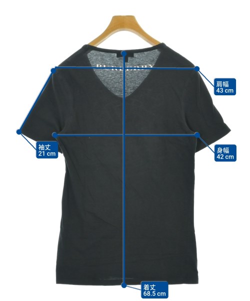 BURBERRY（バーバリー）Tシャツ・カットソー 黒 サイズ:S メンズ/2200676934250