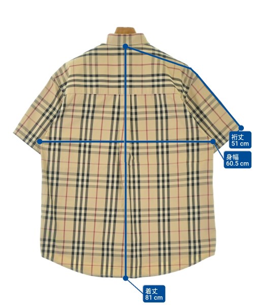 BURBERRY（バーバリー）カジュアルシャツ ベージュ サイズ:M メンズ/2200676952032