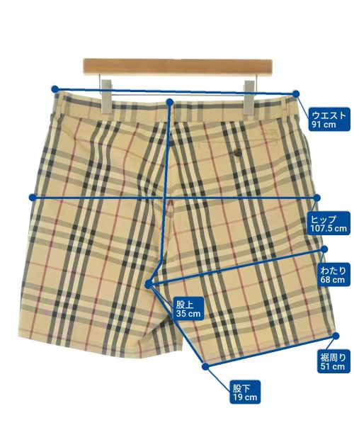 BURBERRY（バーバリー）ショートパンツ ベージュ サイズ:XL メンズ/2200676952049