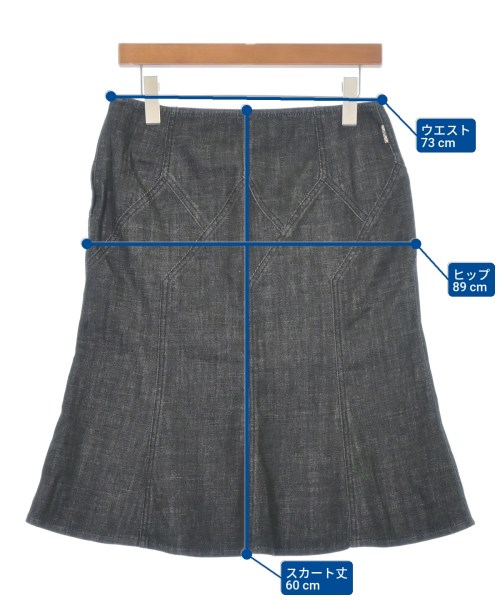 BURBERRY（バーバリー）ひざ丈スカート 黒 サイズ:40(M位) レディース/2200677179018