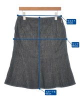 BURBERRY（バーバリー）ひざ丈スカート 黒 サイズ:40(M位) レディース/2200677179018