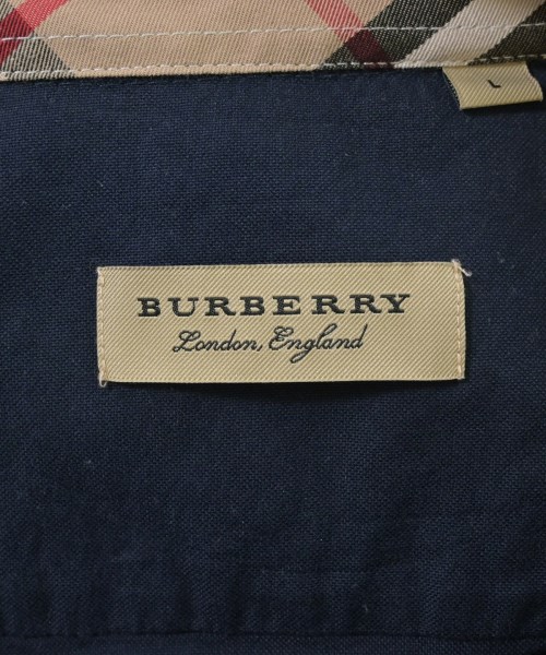 BURBERRY（バーバリー）カジュアルシャツ 紺 サイズ:L メンズ/2200677163079
