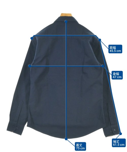 BURBERRY（バーバリー）カジュアルシャツ 紺 サイズ:L メンズ/2200677163079