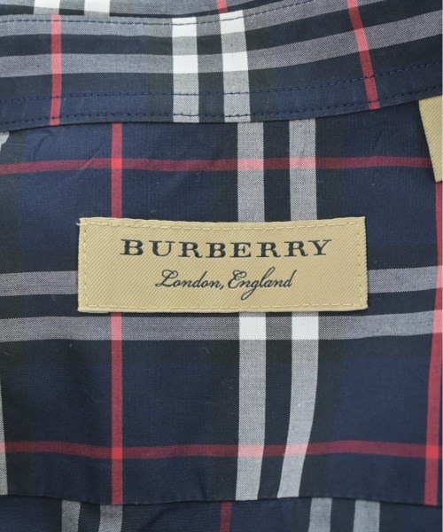 BURBERRY（バーバリー）カジュアルシャツ 紺 サイズ:S メンズ/2200677535272