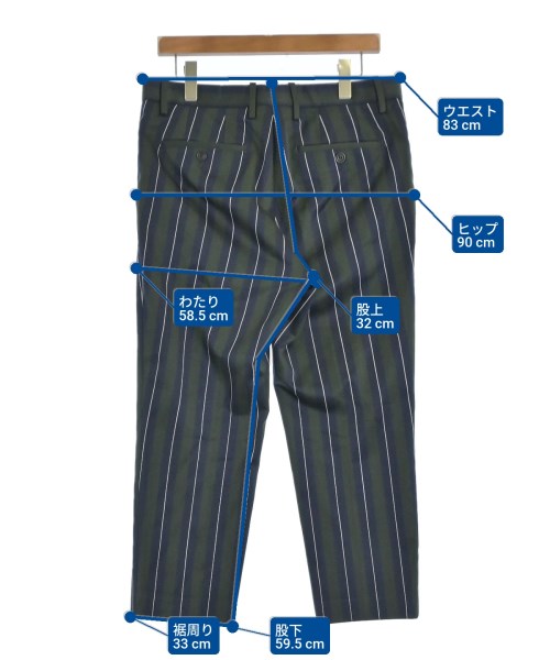 BURBERRY（バーバリー）スラックス 緑 サイズ:50(XL位) メンズ/2200677739052