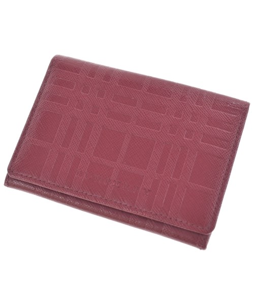 BURBERRY(バーバリー)カードケース 赤 サイズ:-/2200679975434