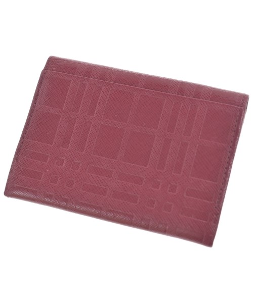 BURBERRY（バーバリー）カードケース 赤 サイズ:- レディース/2200679975434