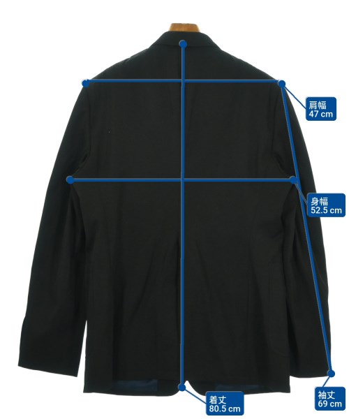 BURBERRY（バーバリー）テーラードジャケット 黒 サイズ:58(XL位) メンズ/2200675069069