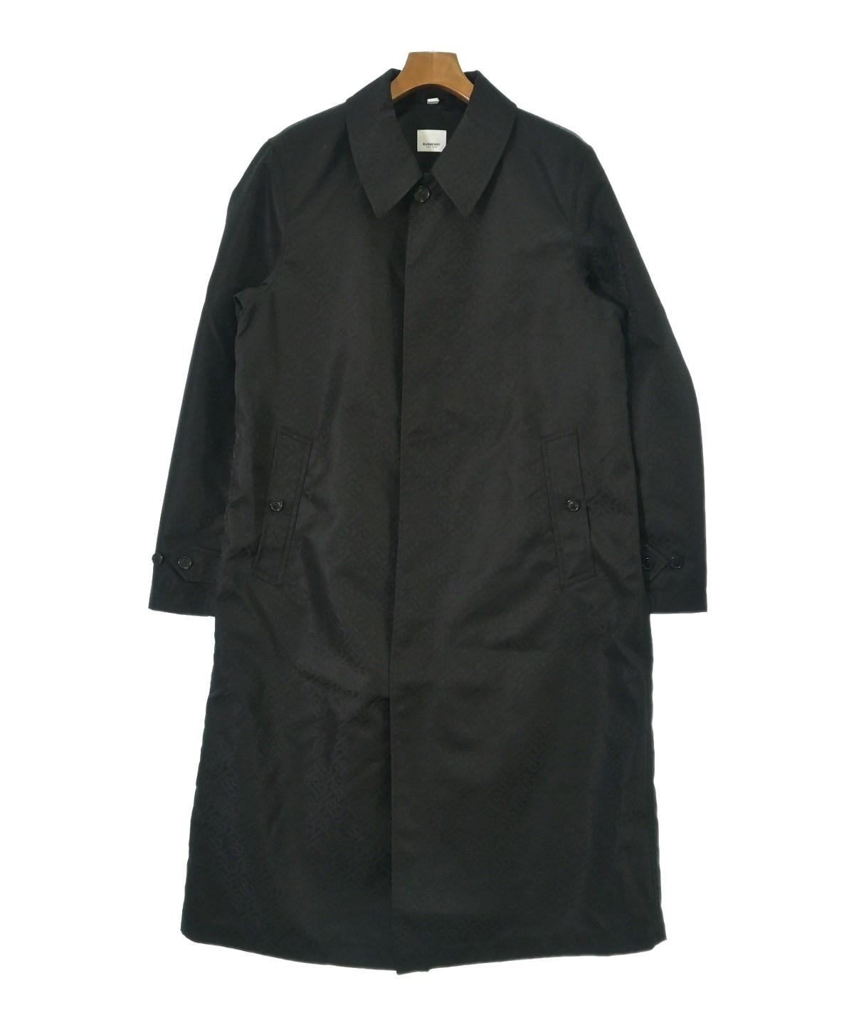 BURBERRY（バーバリー）ステンカラーコート 黒 サイズ:50(XL位) メンズ