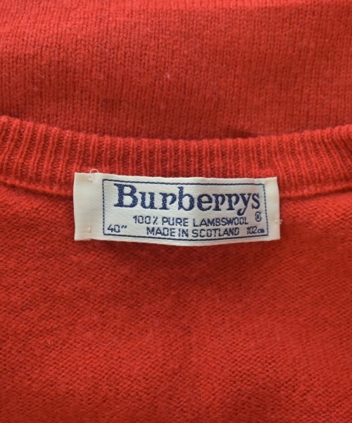 BURBERRY（バーバリー）ニット・セーター 赤 サイズ:40(M位) メンズ/2200693780069