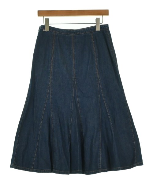 BURBERRY（バーバリー）ひざ丈スカート 紺 サイズ:40(M位) レディース/2200696591013