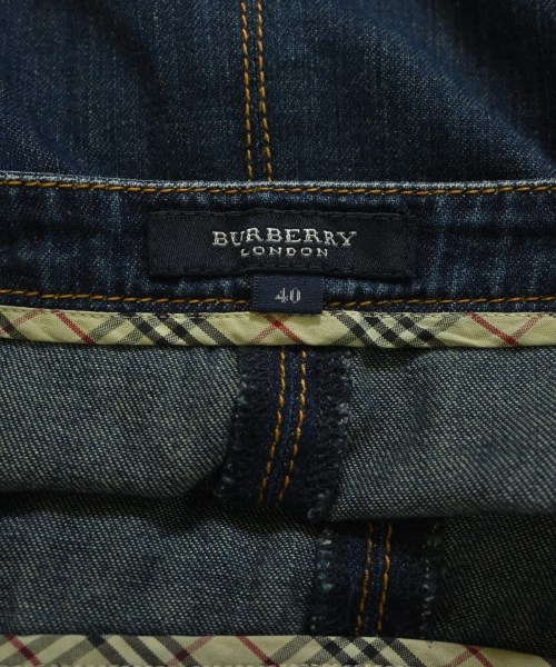BURBERRY（バーバリー）ひざ丈スカート 紺 サイズ:40(M位) レディース/2200696591013