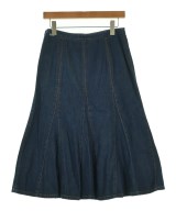 BURBERRY（バーバリー）ひざ丈スカート 紺 サイズ:40(M位) レディース/2200696591013