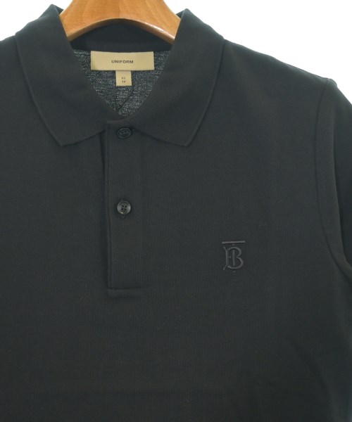 BURBERRY（バーバリー）ポロシャツ 黒 サイズ:XS メンズ/2200697372024