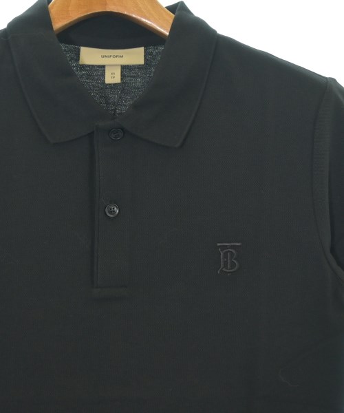 BURBERRY（バーバリー）ポロシャツ 黒 サイズ:XS メンズ/2200697372031