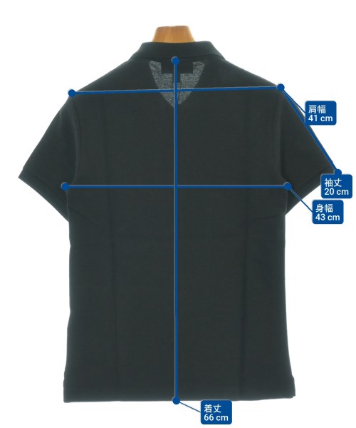 BURBERRY（バーバリー）ポロシャツ 黒 サイズ:XS メンズ/2200697372031