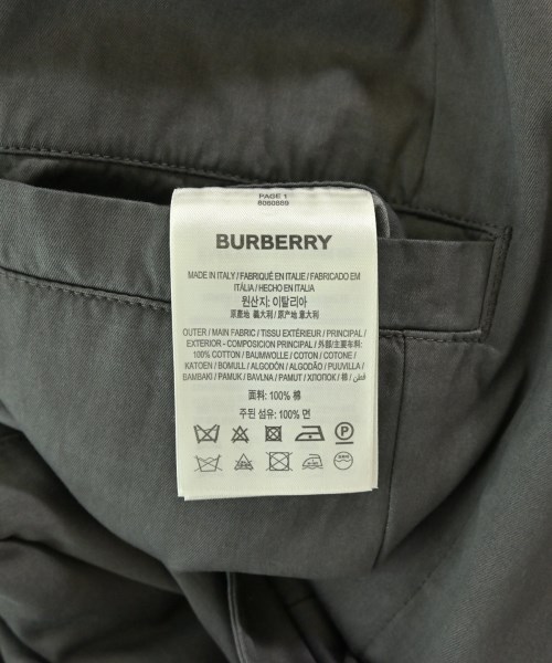 BURBERRY（バーバリー）ステンカラーコート グレー サイズ:48(L位) メンズ/2200698451469
