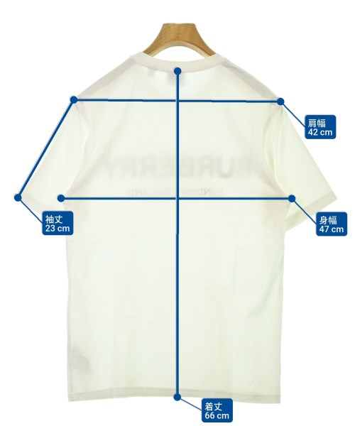 BURBERRY（バーバリー）Tシャツ・カットソー 白 サイズ:XS メンズ/2200698729049