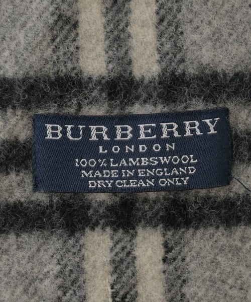 BURBERRY（バーバリー）マフラー グレー サイズ:- メンズ/2200694969012