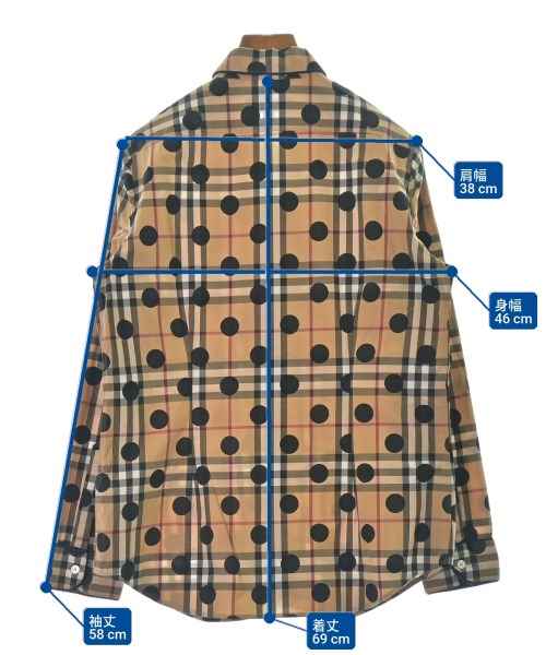 BURBERRY（バーバリー）カジュアルシャツ ベージュ サイズ:S レディース/2200697106025