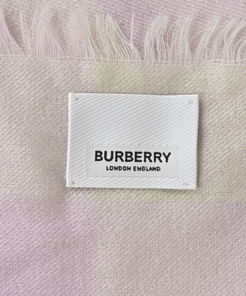 BURBERRY（バーバリー）マフラー ピンク サイズ:- レディース/2200701432027
