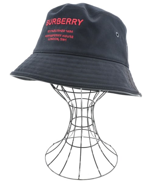 BURBERRY(バーバリー)ハット 黒 サイズ:M/2200701671051