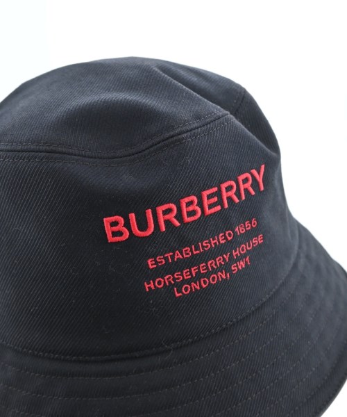 BURBERRY（バーバリー）ハット 黒 サイズ:M メンズ/2200701671051