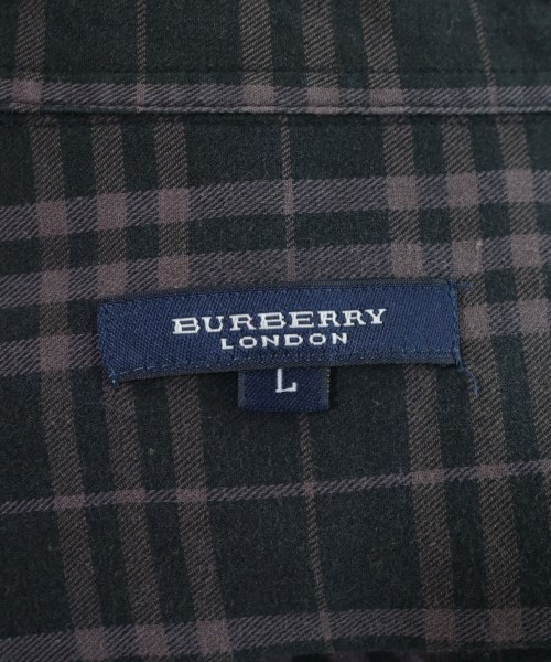 BURBERRY（バーバリー）カジュアルシャツ 黒 サイズ:L メンズ/2200648964049