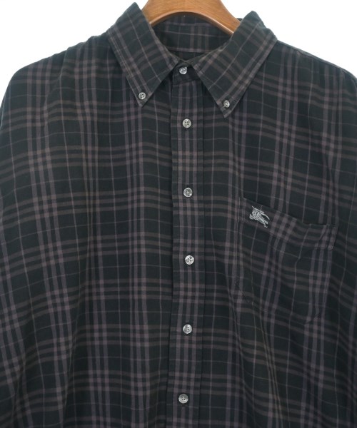 BURBERRY（バーバリー）カジュアルシャツ 黒 サイズ:L メンズ/2200648964049