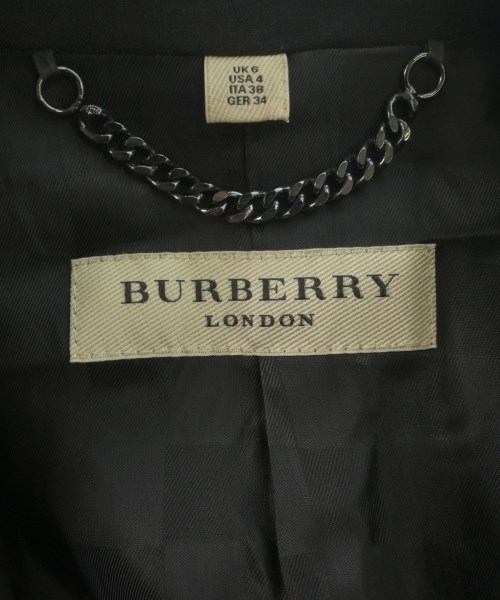 BURBERRY（バーバリー）テーラードジャケット 黒 サイズ:38(S位) レディース/2200646826011