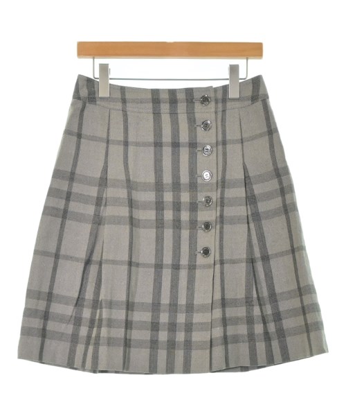 BURBERRY(バーバリー)ひざ丈スカート グレー サイズ:40(M位)/2200646826066
