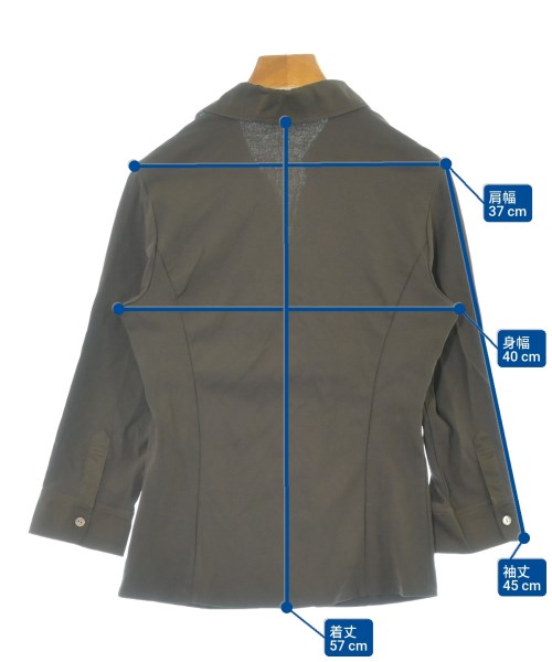 BURBERRY（バーバリー）カジュアルシャツ 茶 サイズ:2(M位) レディース/2200647350263