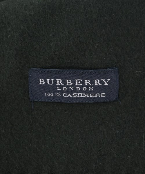 BURBERRY（バーバリー）マフラー 緑 サイズ:- メンズ/2200637194075