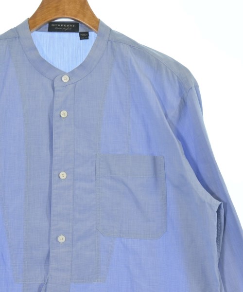BURBERRY（バーバリー）カジュアルシャツ 青 サイズ:41(XL位) メンズ/2200657574031