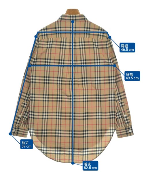 BURBERRY（バーバリー）カジュアルシャツ ベージュ サイズ:36(XS位) レディース/2200657669362